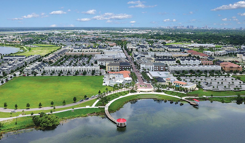 Baldwin Park Orlando Aerial